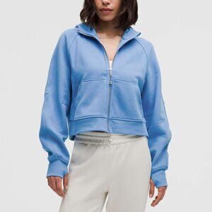NWT Lululemon Scuba Oversized Full-Zip Hoodie, XS/S, Pool Party